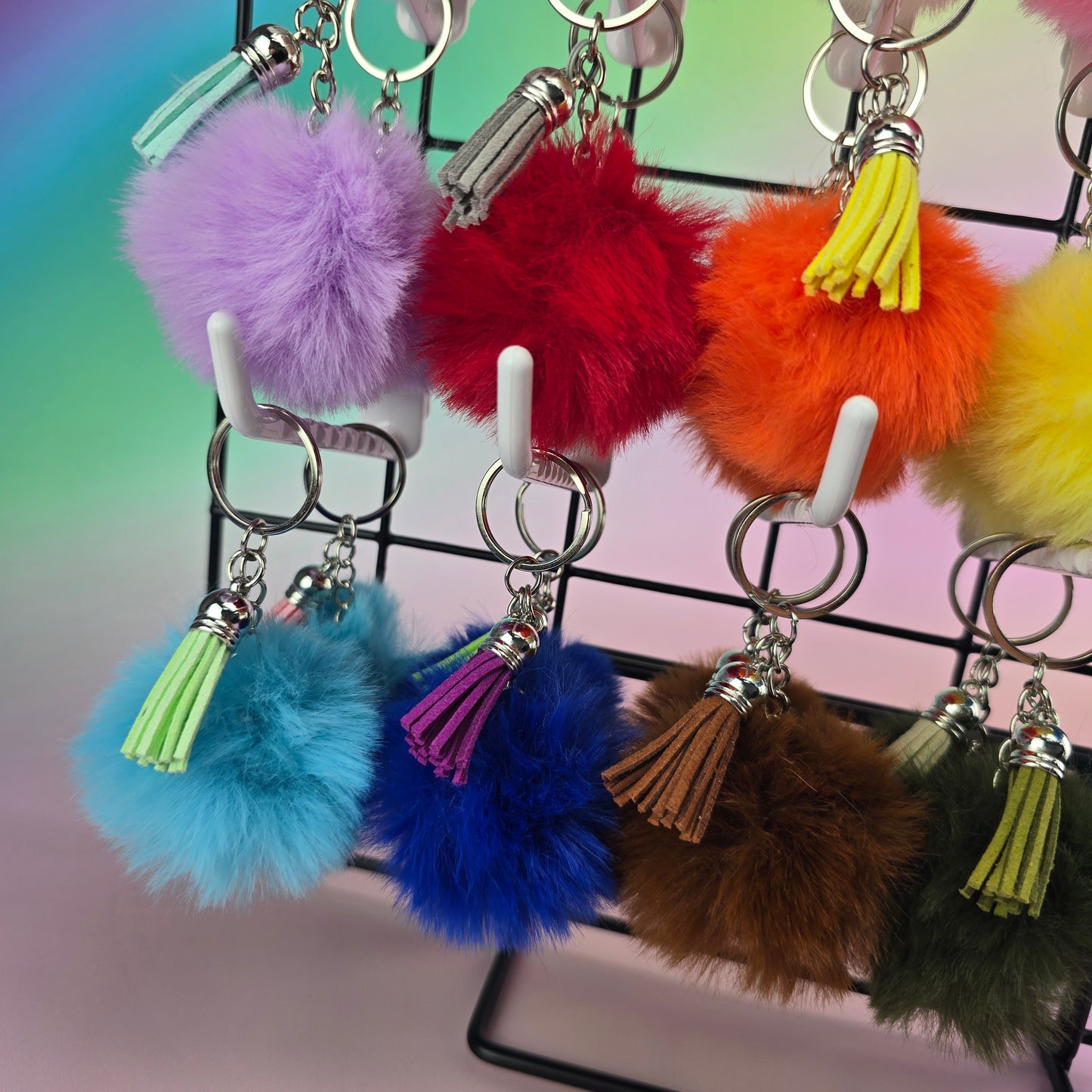 Fluffy Pom - Key Chain