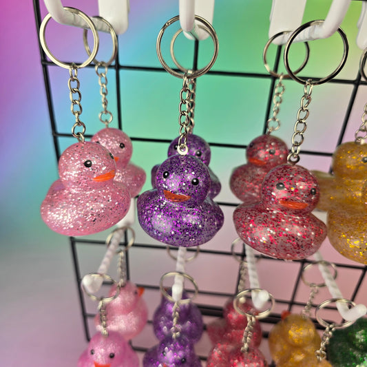 Glitter Duck - Key Chain