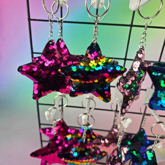 Sequin Star - Key Chain