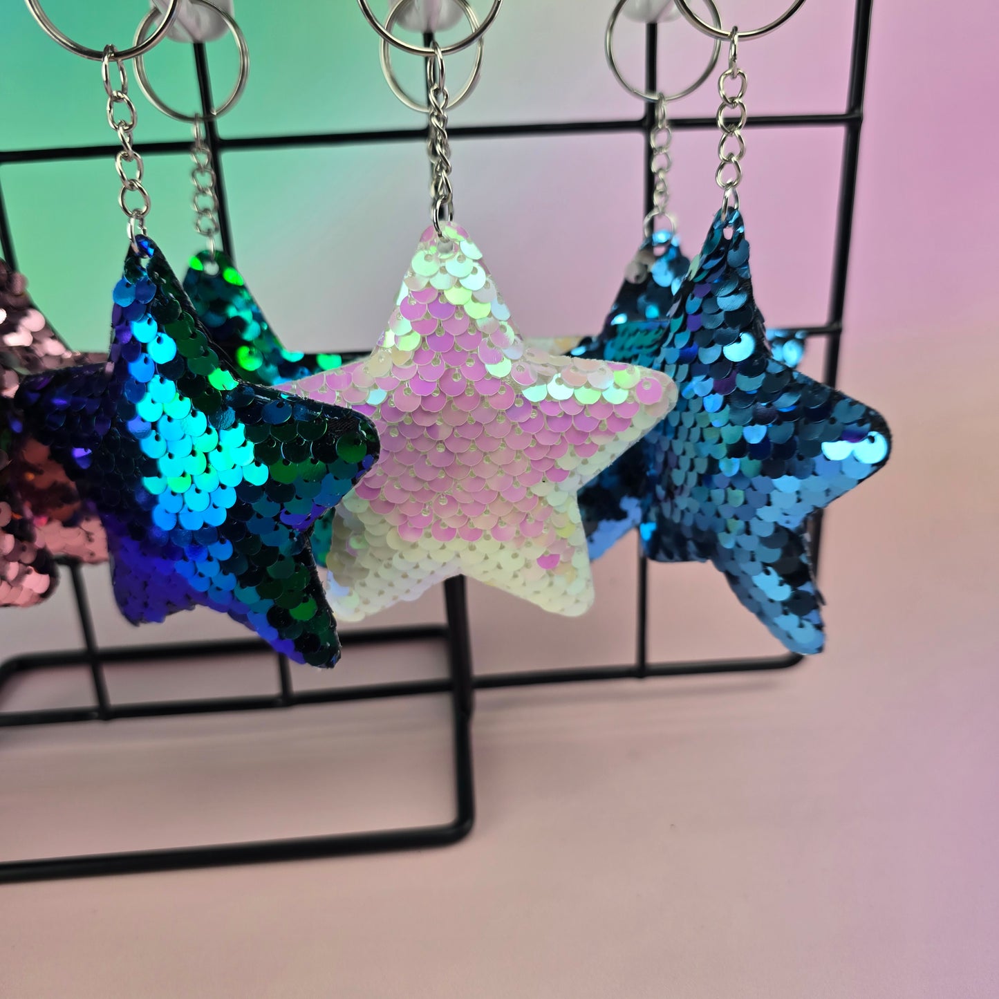 Sequin Star - Key Chain