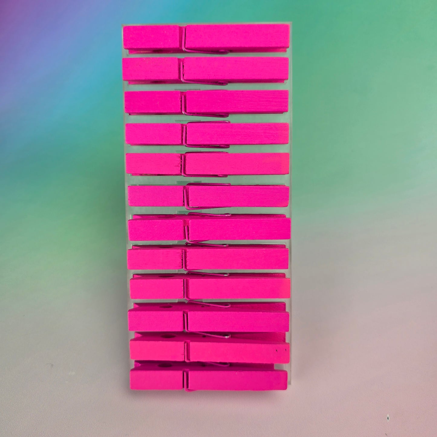 12 Personalised Engraved Pegs