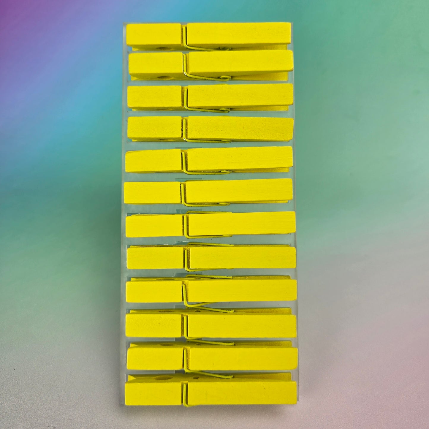 12 Personalised Engraved Pegs