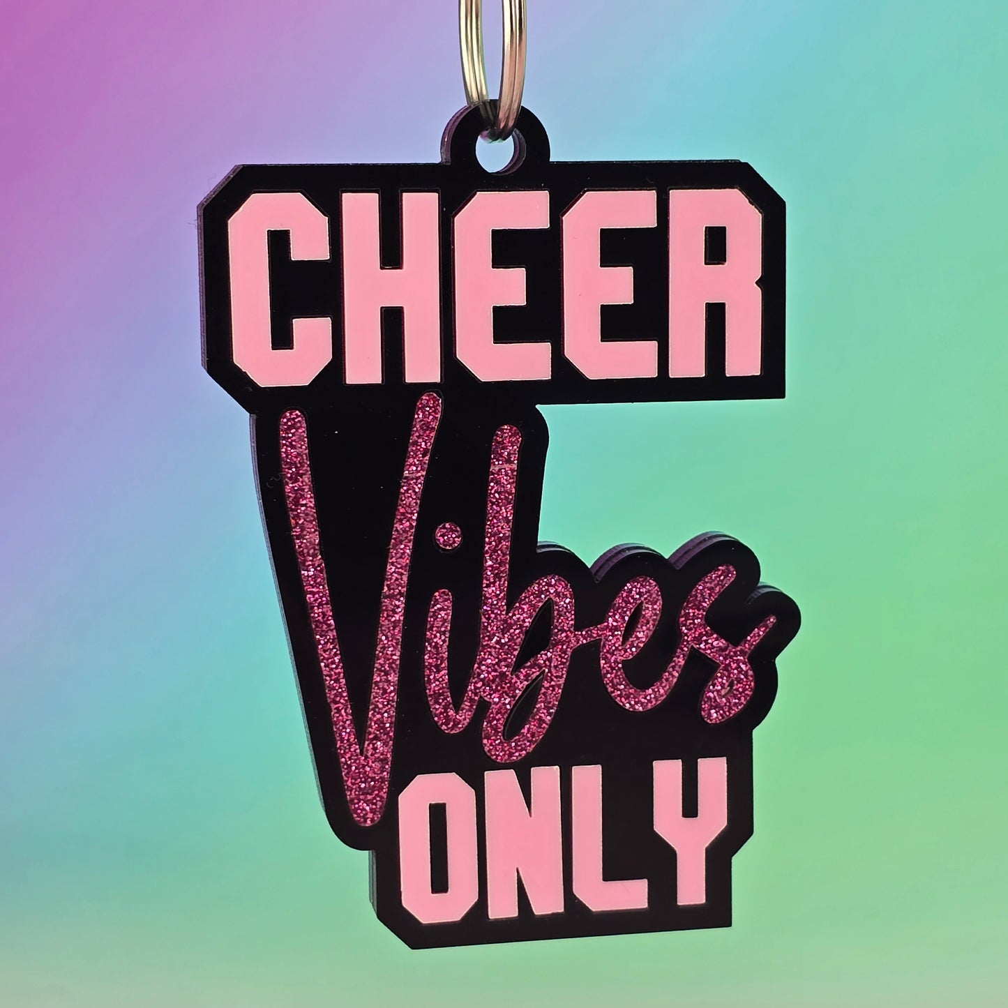 Cheer Vibes Only - Bag Tag