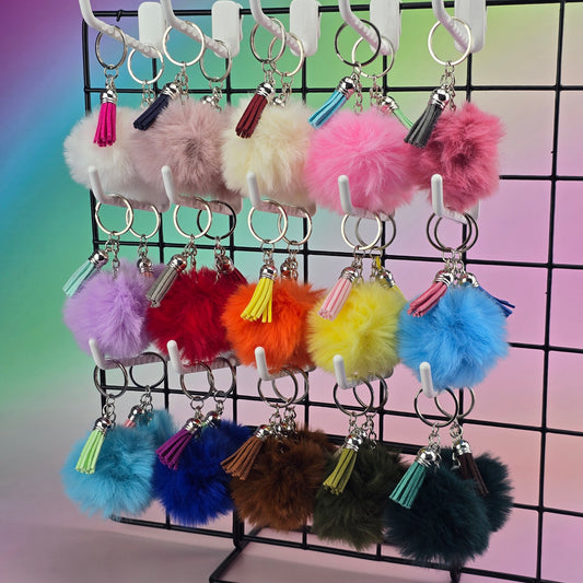 Fluffy Pom - Key Chain