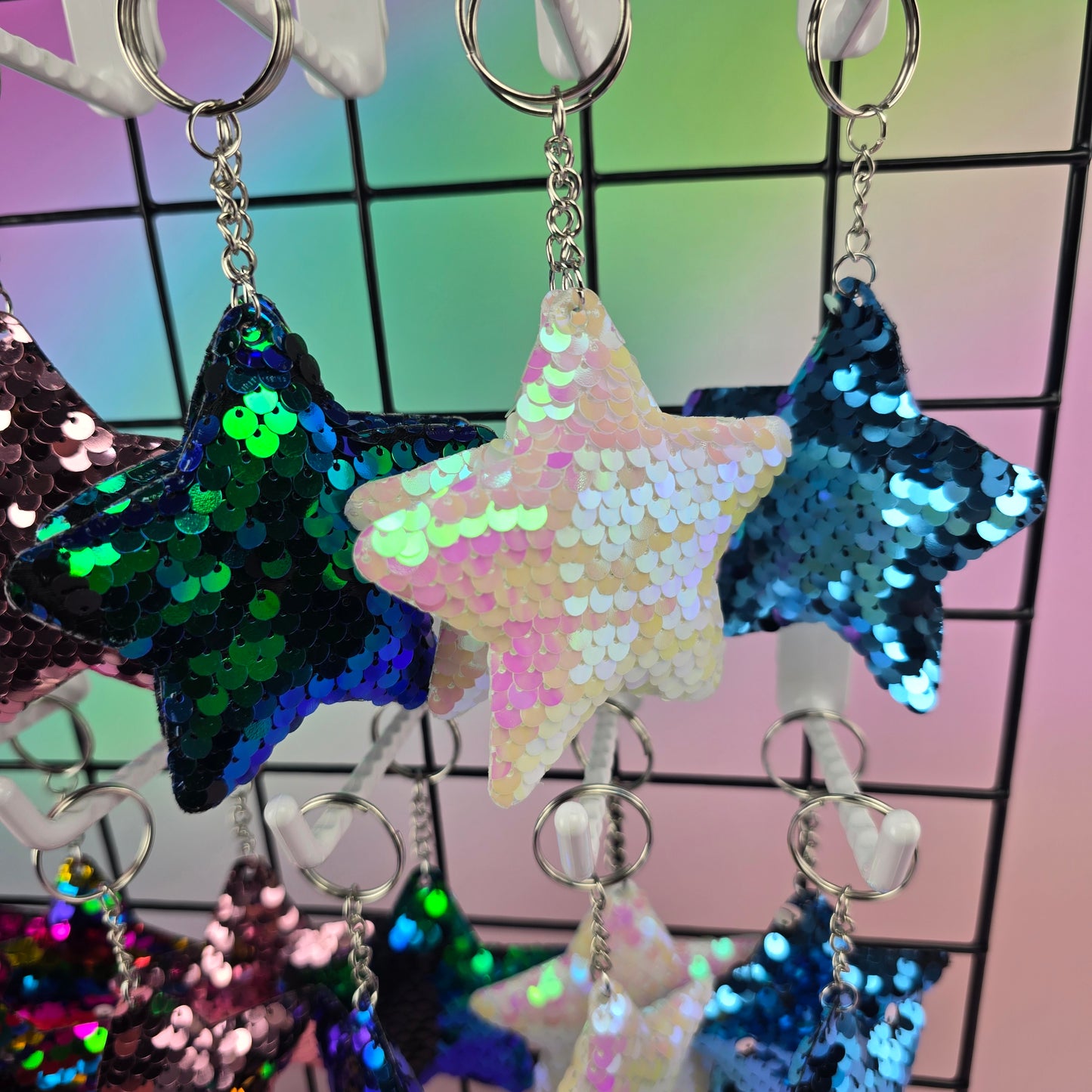 Sequin Star - Key Chain
