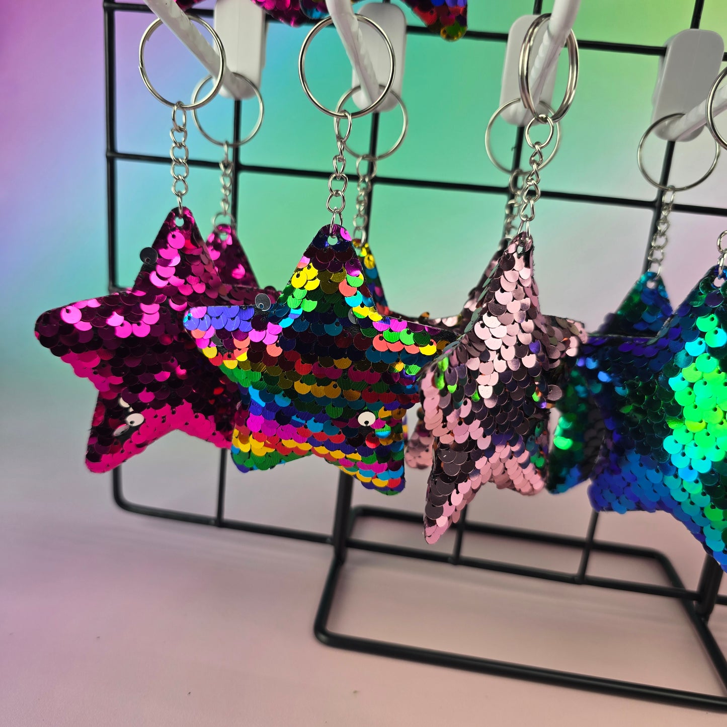 Sequin Star - Key Chain