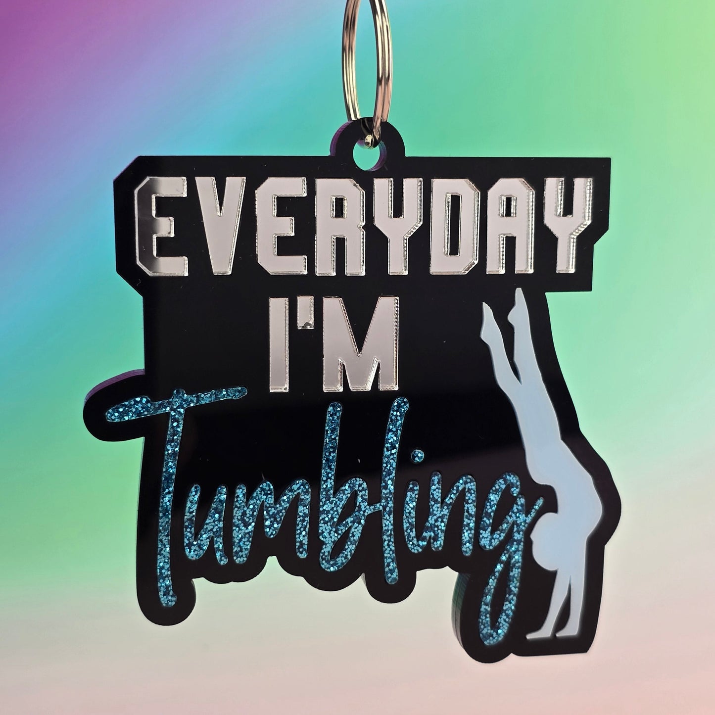 Everyday I'm Tumbling - Bag Tag