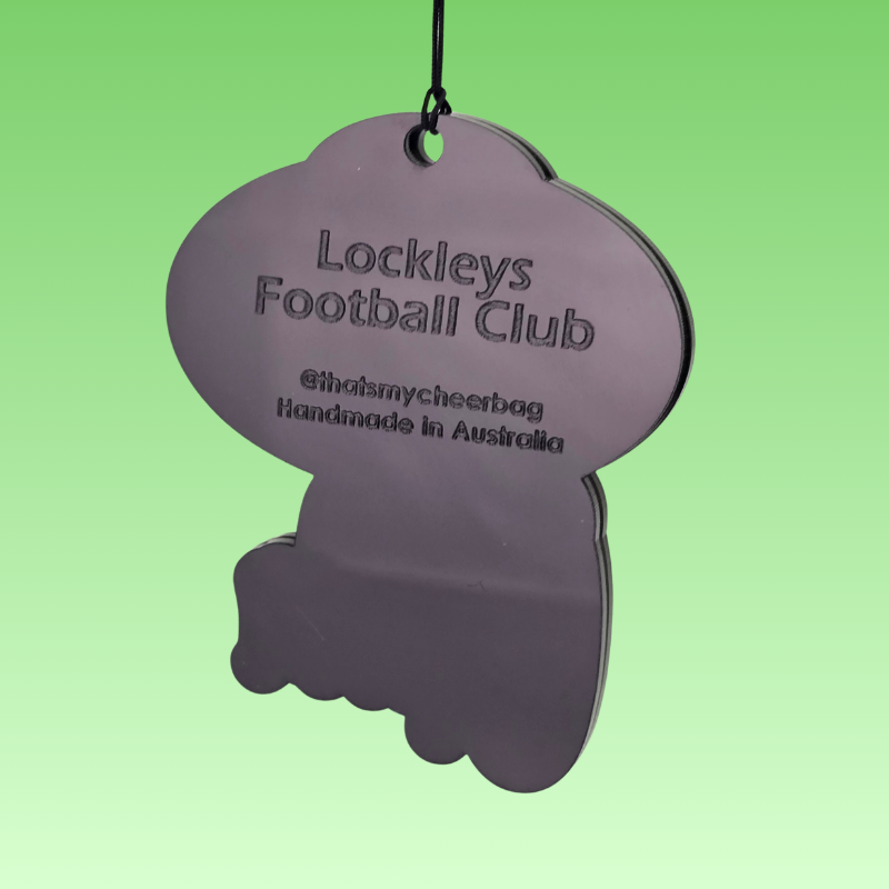AFL Football with Name - Bag Tag