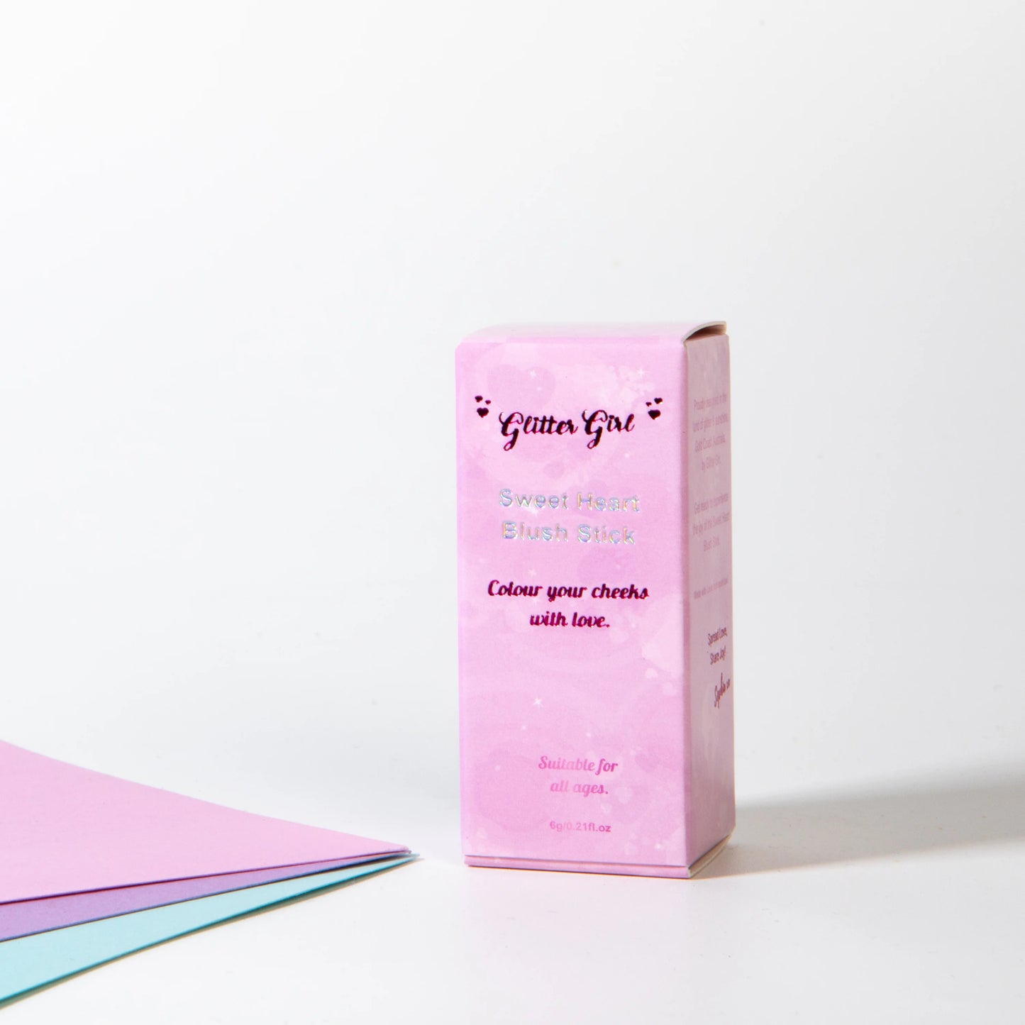 Sweet Heart Blush Stick (Glitter Girl)